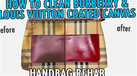 cleaning burberry canvas check bag|Burberry bag cleaning instructions.